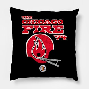 Distressed Chicago Fire Pillow