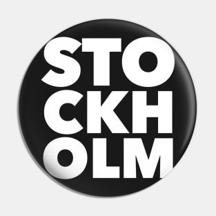 Stockholm Sweden Pin