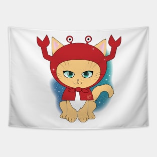 Zodiac Astrology Horoscope Star Sign Cat - Cancer Tapestry