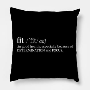 fit definition | Minimal Text Aesthetic Streetwear Unisex Design for Fitness/Athletes | Shirt, Hoodie, Coffee Mug, Mug, Apparel, Sticker, Gift, Pins, Totes, Magnets, Pillows Pillow