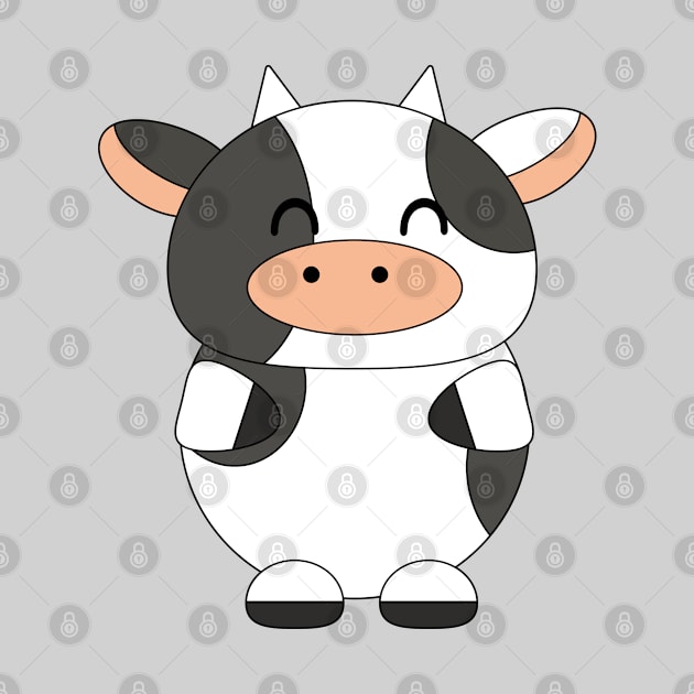 Baby Kawaii Cow by Kam Bam Designs