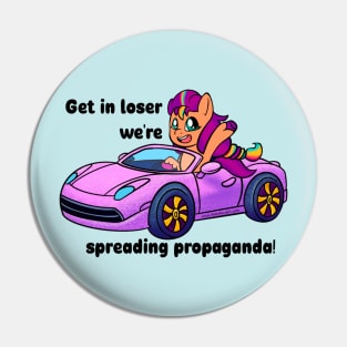 Sunny’s carpool Pin