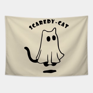 Scaredy Cat v1 Tapestry