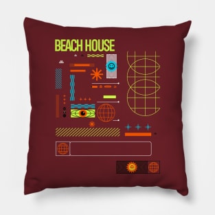 Beach House // Full Color Pillow