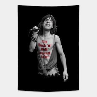 Jagger cartoon Tapestry