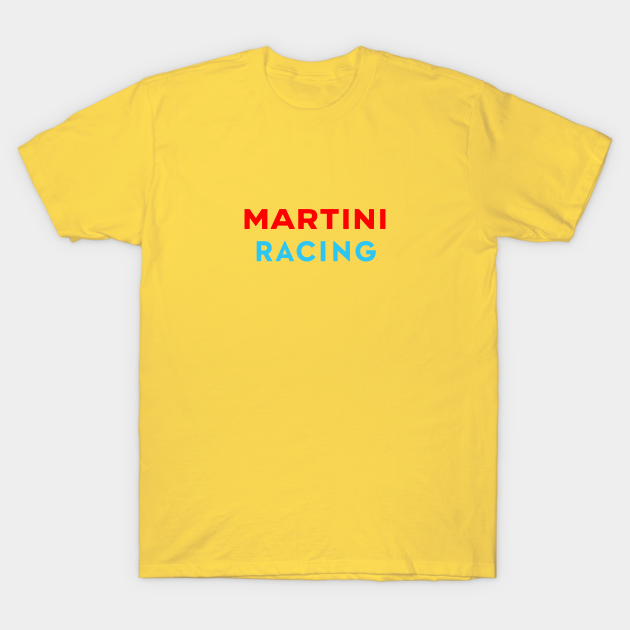 Retro F1 WILLIAMS MARTINI RACING Motorsport Silhouette T-Shirt Tee NEW