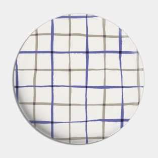 Very peri and beige tattersall plaid Pin