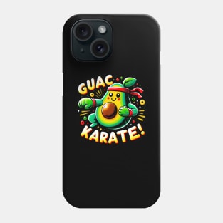 Guac Karate ! Avocado Lover funny Gift Phone Case