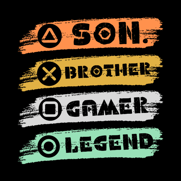 Son Brother Gamer Legend by Teewyld