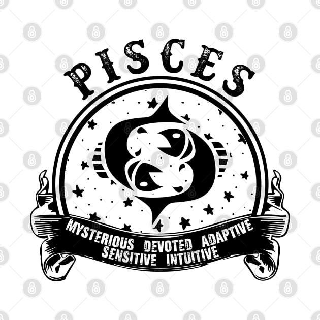 Pisces Sign Zodiac by SublimeDesign