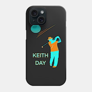 KEITH DAY NOVEMBER 7 RETRO STYLE GOLFER Phone Case