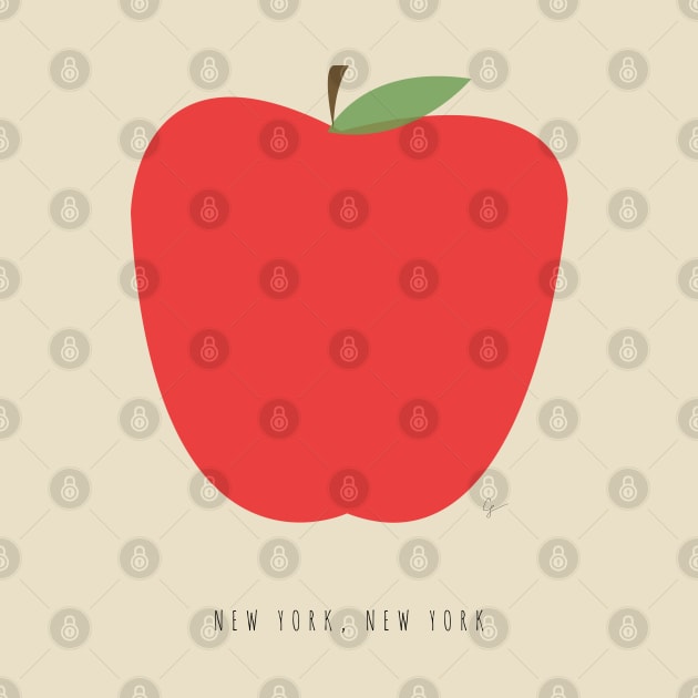 New York City, NYC Apple by lymancreativeco