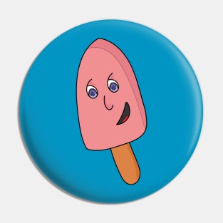 A cute smiling popsicle Pin