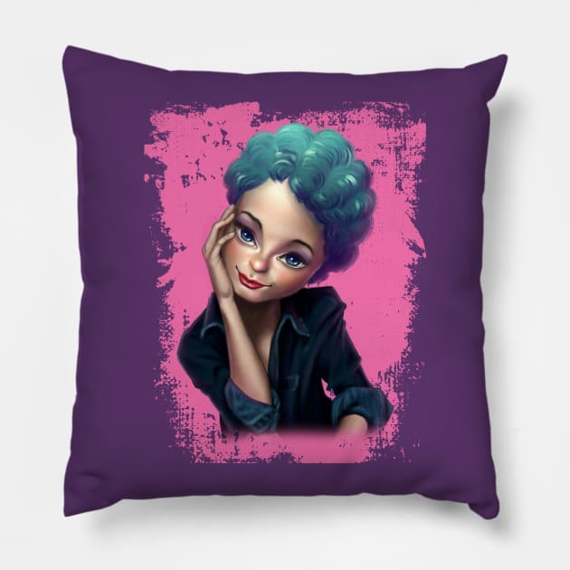 Sweet Smile Pillow by Jay Diloy