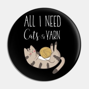 Cats and Yarn | Cat Lover Gift Pin