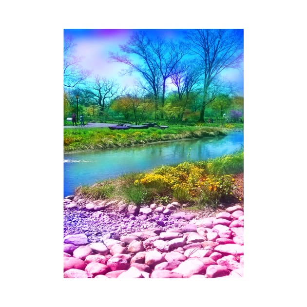 Colorful Scenic Nature of Springtime by Art by Deborah Camp