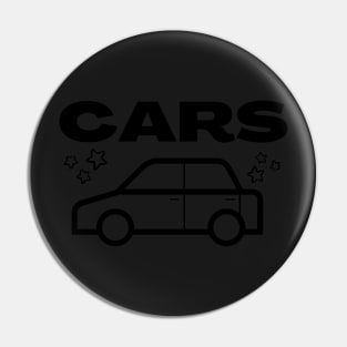 Cars sticker label Pin