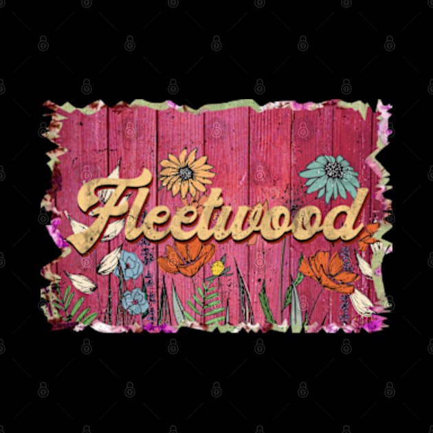 Classic Fleetwood Personalized Flowers Proud Name by Friday The 13th