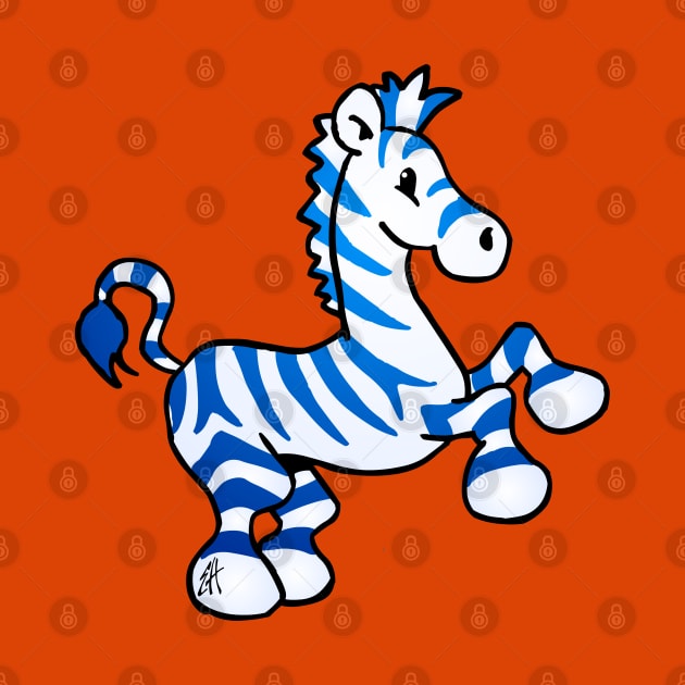 Blue zebra by Cardvibes