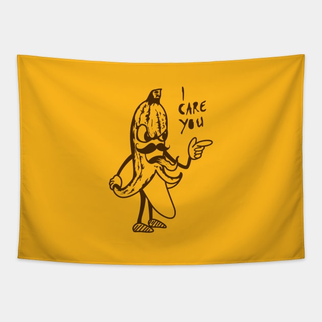 Banana Man Tapestry by ervingutava