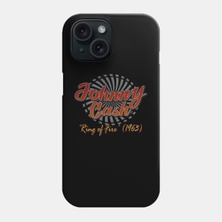 ‘Ring of Fire’ - johnny cash vintage Phone Case