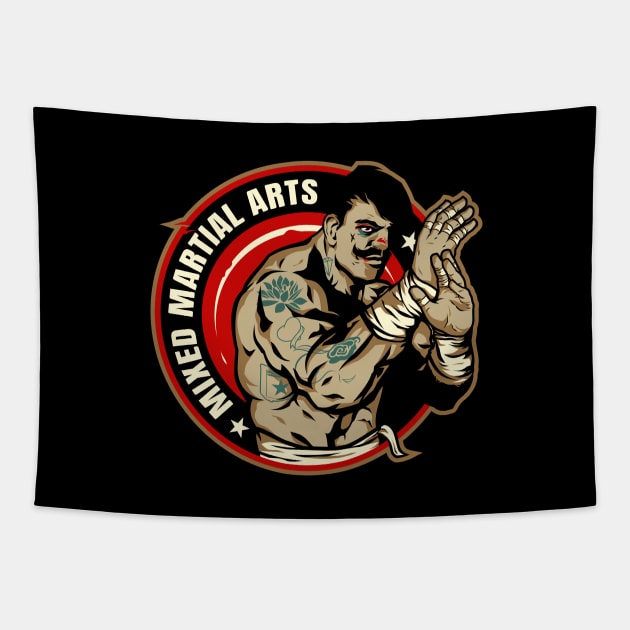 MMA Fighter Tapestry by TambuStore