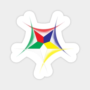 Star symbol inspired by Eastern Star logo Magnet