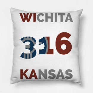 Wichita 316 Kansas Pillow