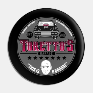 Toretto's Garage Pin