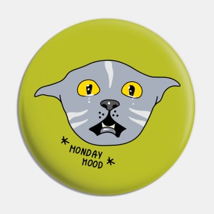 Teary eyed cat meme Pin