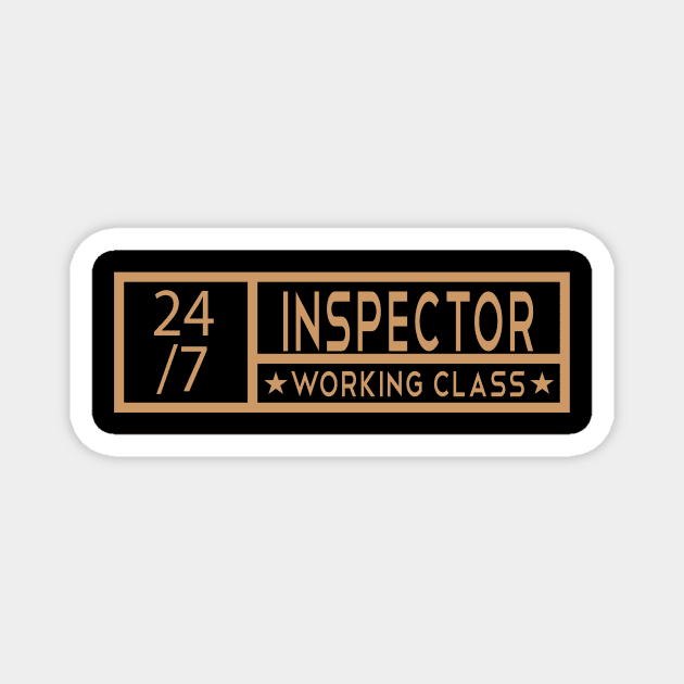 Inspector Job Tittle Magnet by Itulah Cinta