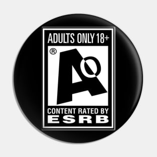 AO for Adults Only Pin