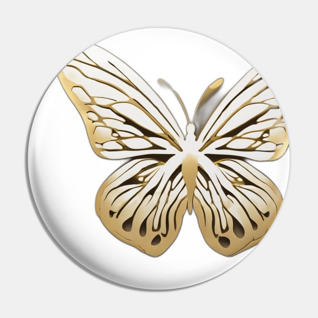 Butterfly Gold Shadow Silhouette Anime Style Collection No. 306 Pin by cornelliusy