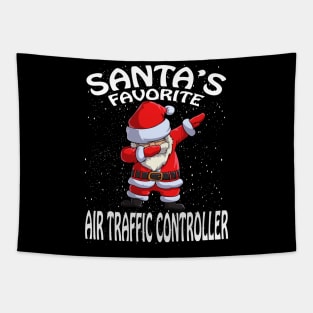 Santas Favorite Air Traffic Controller Christmas Tapestry