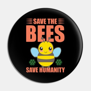 Save The Bees Pin