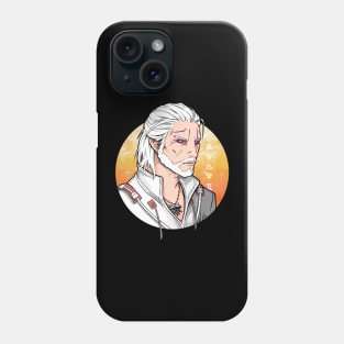 Witcher Geralt - Yellow Moon Phone Case