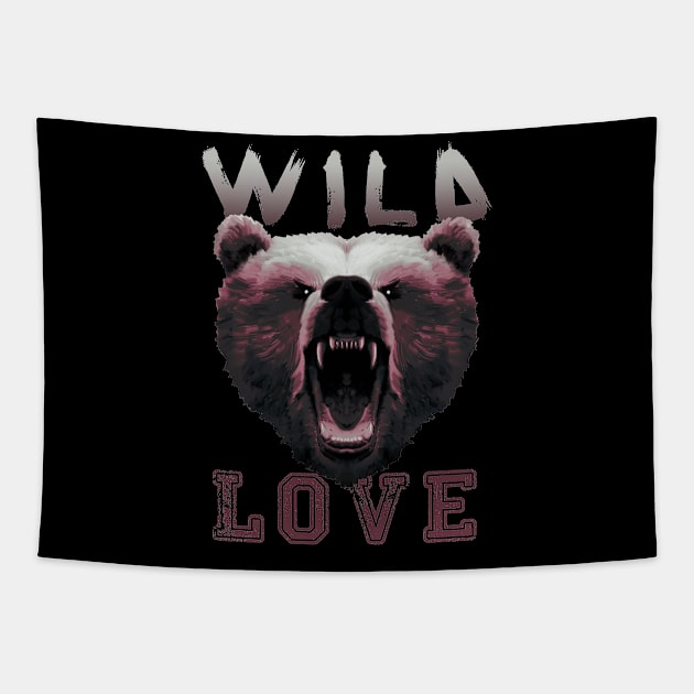 wild love Tapestry by hayr pictures