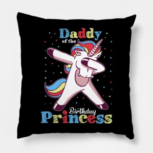 Dad of the Birthday Girl Pillow