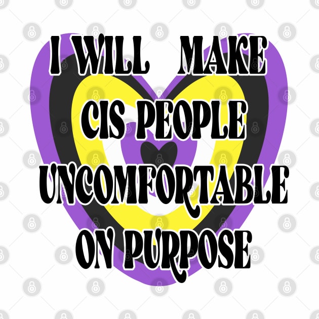 I will make cis people uncomfortable on purpose by remerasnerds