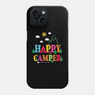 Happy Camper Camping Funny Gift Men Women Kids Phone Case