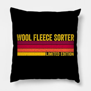 Wool Fleece Sorter Pillow