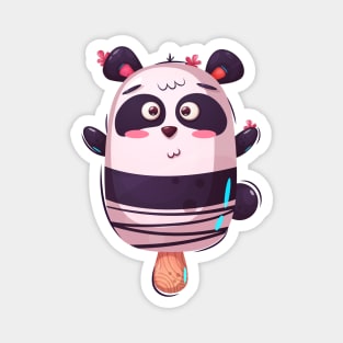 Panda Popsicle Magnet