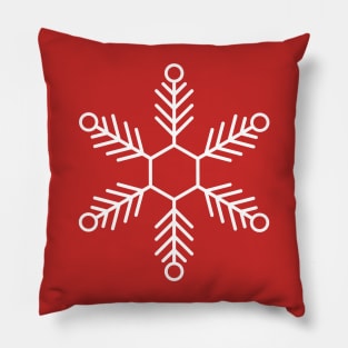 Single snowflake Christmas shirt Pillow