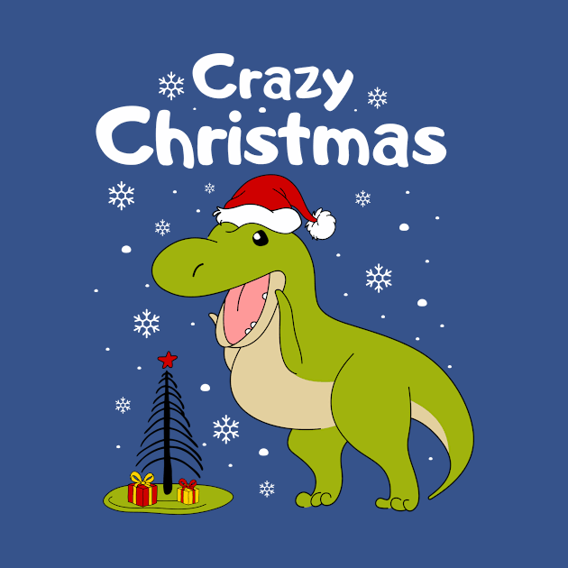 Dinosaur and сhristmas tree by My Happy-Design