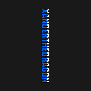 XANDERTHEDRAGON LOGO - BLUE (FILL) T-Shirt