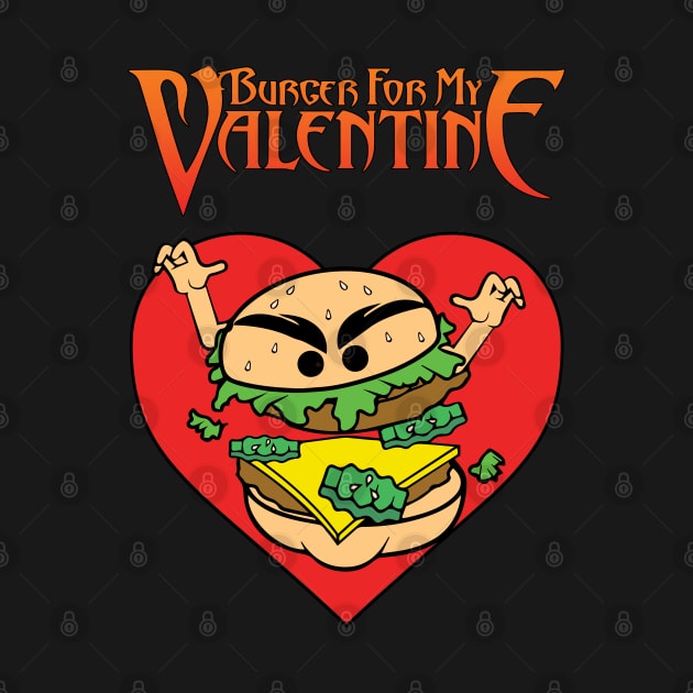 Burger For My Valentine by lilmousepunk