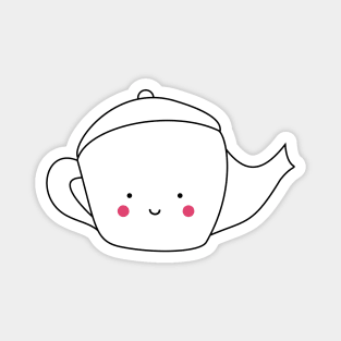 Kawaii Teapot Magnet