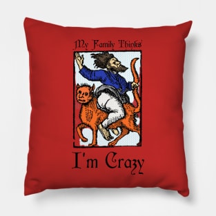 Medieval Crazy Pillow