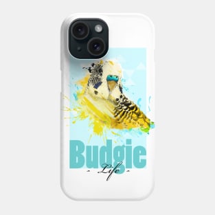 Tropical Exotic Aquarell Budgie Budgerigar Parakeet Parrot Life Phone Case