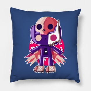 Violet Skull Hat POPO Pillow